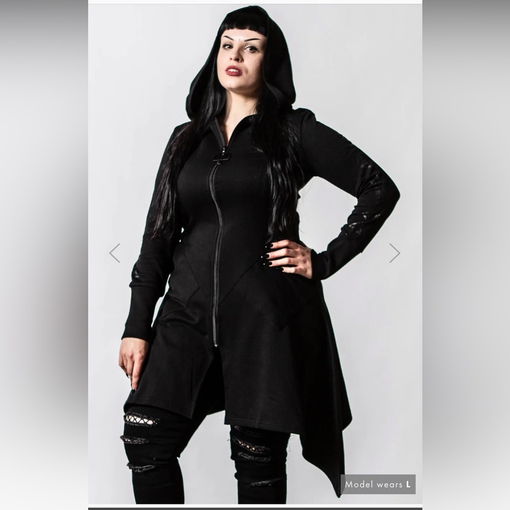 Killstar Curses Long Hoodie
